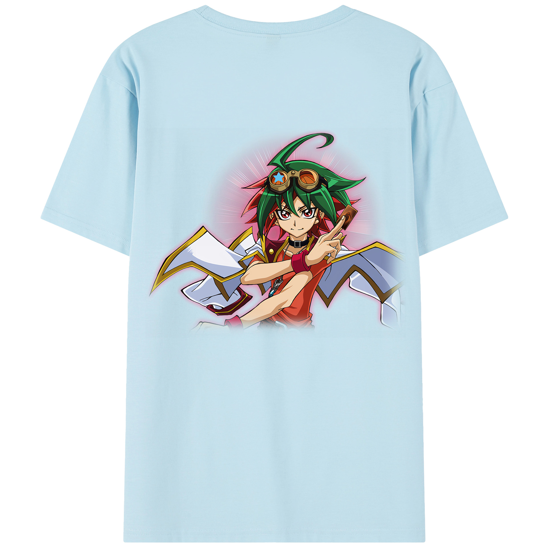 （画像用） 遊☆戯☆王 Yu-Gi-Oh! 綿100％半袖Tシャツ（背面プリント）